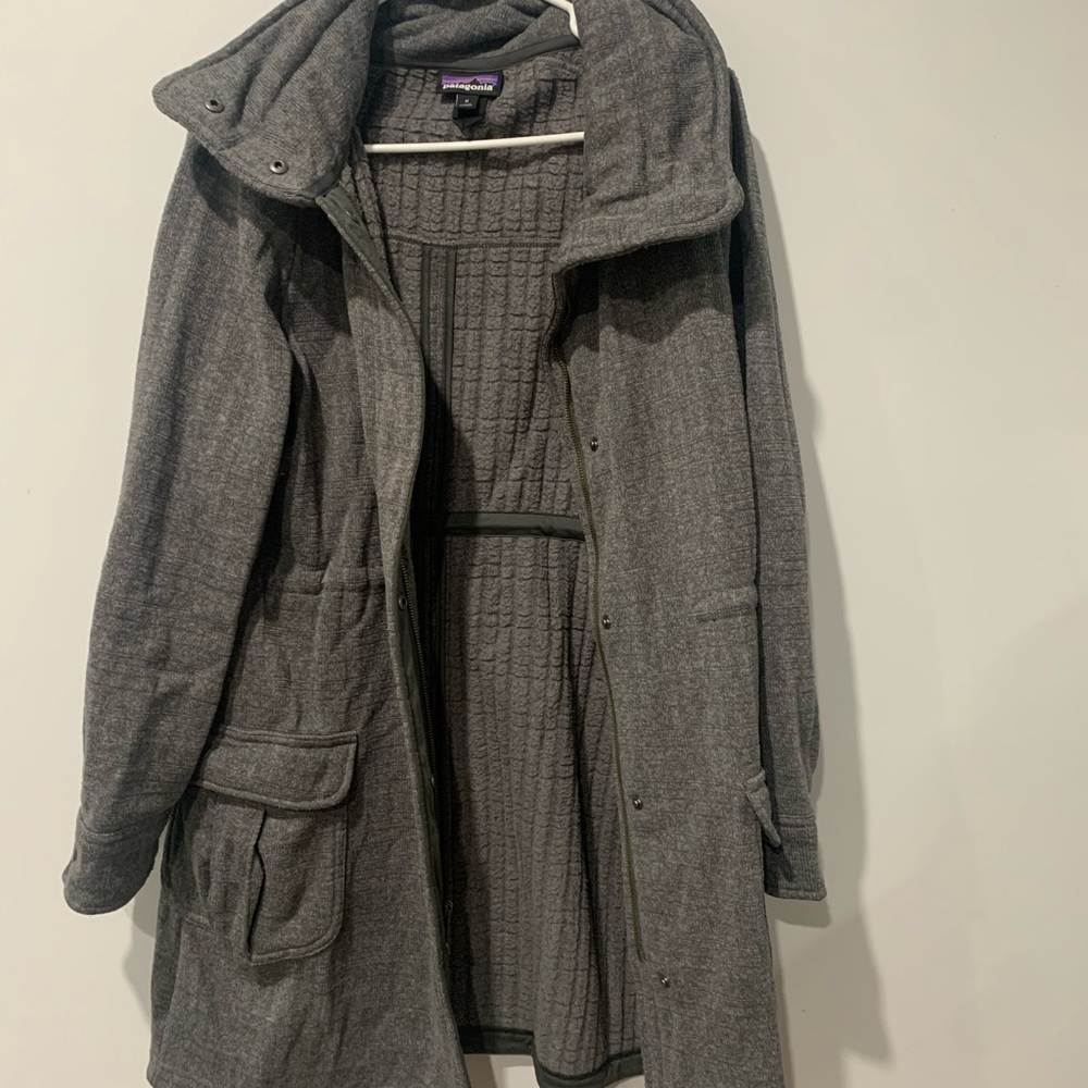 NWOT Grey Patagonia Better Sweater Coat